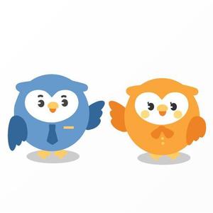 Jelly (Jelly)さんのふくろう（鳥）のキャラクターデザインへの提案