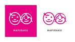 y_n_designさんのウェディングペーパーアイテム販売サイト「HAPIRAKU」のロゴへの提案