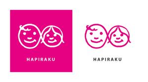 y_n_designさんのウェディングペーパーアイテム販売サイト「HAPIRAKU」のロゴへの提案