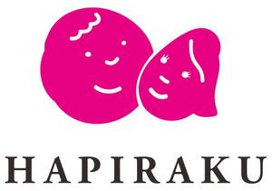 y_n_designさんのウェディングペーパーアイテム販売サイト「HAPIRAKU」のロゴへの提案
