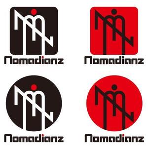 アートスタジオ嵐宮庵 (rankyuan_miya)さんのスポーツブランド「Nomadianz 」のロゴ作成への提案