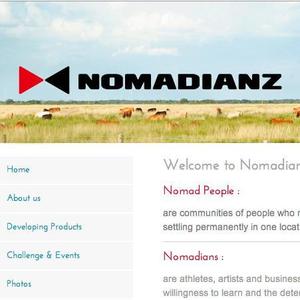 taka design (taka_design)さんのスポーツブランド「Nomadianz 」のロゴ作成への提案