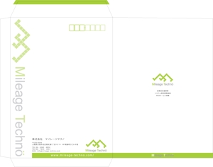 ikm0918 (ikm0918)さんの会社ロゴを配置した封筒デザインへの提案