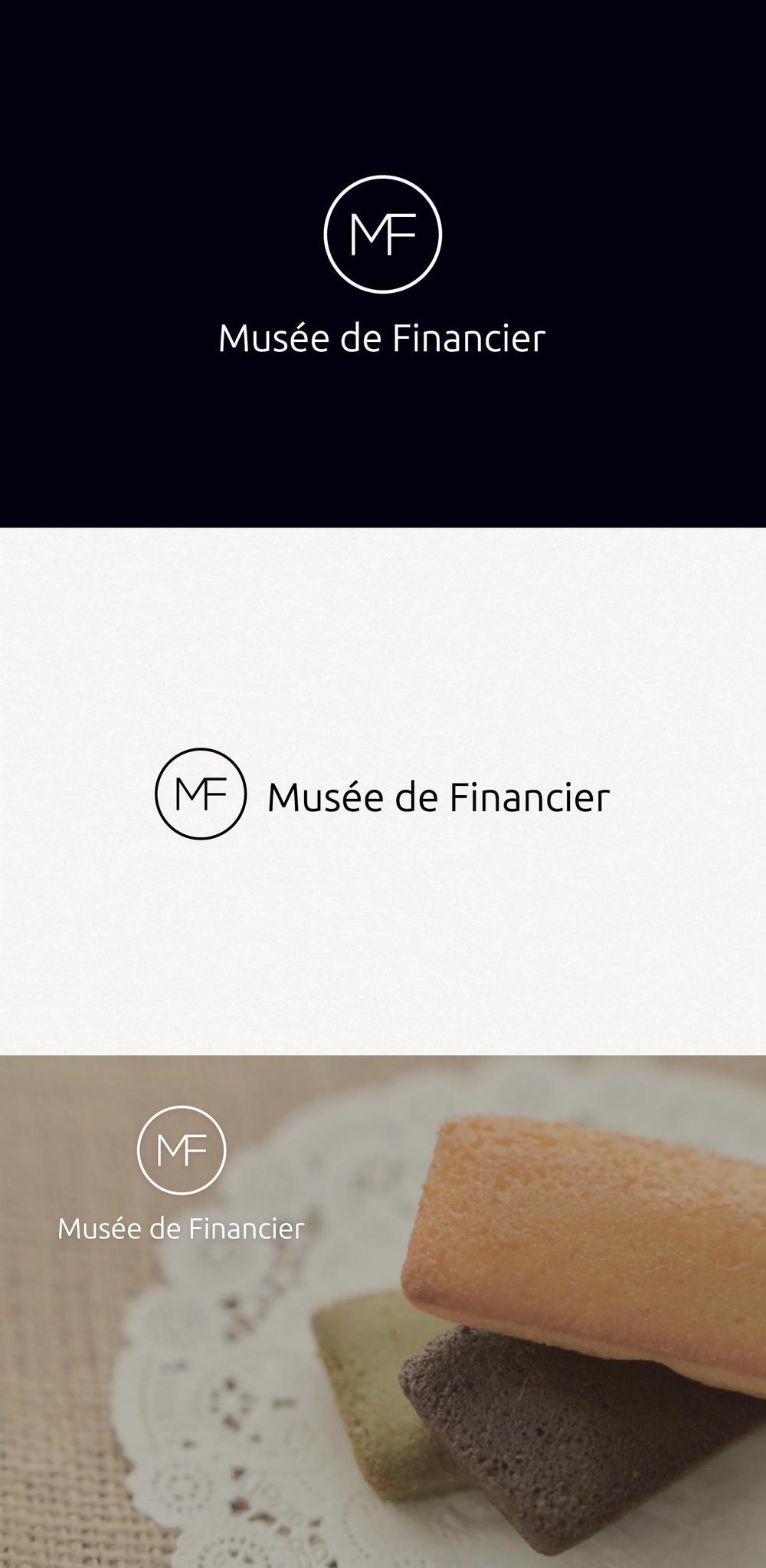 焼菓子フィナンシェ専門「ミュゼ　ド　フィナンシェ」のブースロゴ