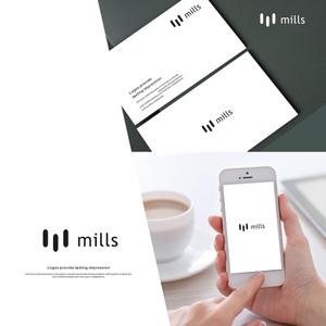 はなのゆめ (tokkebi)さんのインテリアブランド、「mills」のロゴ作成への提案