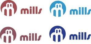 arc design (kanmai)さんのインテリアブランド、「mills」のロゴ作成への提案