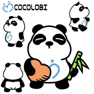 きいろしん (kiirosin)さんの精神障害者専門の就労移行支援所「COCOLOBI（ココロビ）」-（パンダorクマ）のキャラクターデザインへの提案