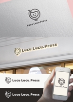 p ()さんの原宿カルチャーWEBメディア「Lucu Lucu.Press」のロゴへの提案