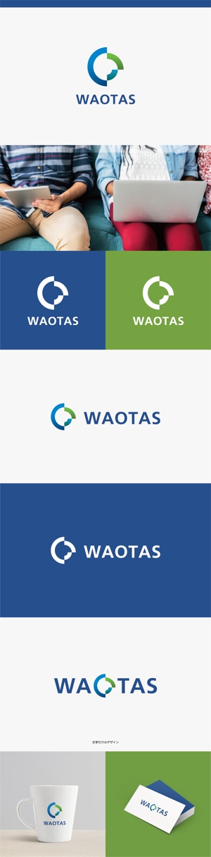 STG (owentsai)さんの新規メディア「WAOTAS」ロゴデザインの募集への提案