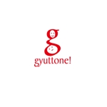 Hagemin (24tara)さんのだっこひもの「gyuttone!」のロゴへの提案
