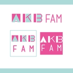 くるとん (k_uruton)さんのWebサイト「AKB FAM」のロゴデザインの募集への提案