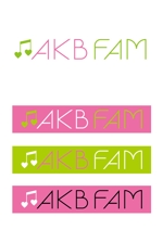 blavo_design (blavo_design)さんのWebサイト「AKB FAM」のロゴデザインの募集への提案