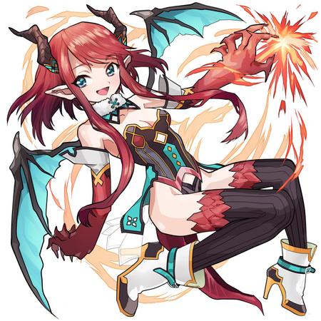 Ryuryutamaさんの事例 実績 提案 ゲームに登場するモンスターのイラスト ドラゴン少女 お世話になっておりま クラウドソーシング ランサーズ