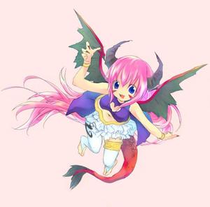 いけだるりこ (ikedaruriko)さんのゲームに登場するモンスターのイラスト(ドラゴン少女)への提案