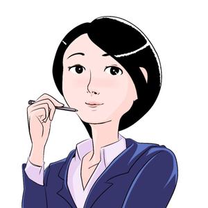 畑山悠 ()さんの仕事のできそうなキャリアウーマン（女性）のイラストと転職を希望する今時ビジネスマン（男性）のイラストへの提案