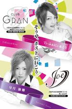 K-Design (kurohigekun)さんのホストクラブ【clubGRAN】&【club城】合同看板デザインへの提案