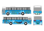 下村（デザイナー） (Galleryforest)さんのラッピングバス　４面分のデザイン　１台分への提案