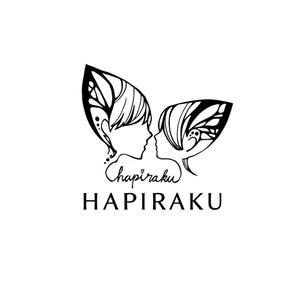 優木　削 ()さんのウェディングペーパーアイテム販売サイト「HAPIRAKU」のロゴへの提案