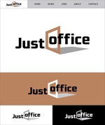Kojima_Design ()さんのレンタルオフィス「just office]のロゴ作成への提案