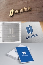 YOO GRAPH (fujiseyoo)さんのレンタルオフィス「just office]のロゴ作成への提案