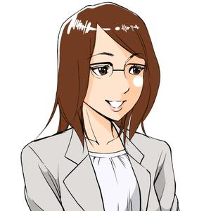 さんの仕事のできそうなキャリアウーマン（女性）のイラストと転職を希望する今時ビジネスマン（男性）のイラストへの提案