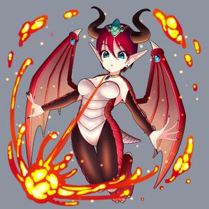 壇ノ浦 (dannoura)さんのゲームに登場するモンスターのイラスト(ドラゴン少女)への提案