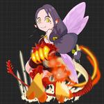 クローバースタジオ ()さんのゲームに登場するモンスターのイラスト(ドラゴン少女)への提案