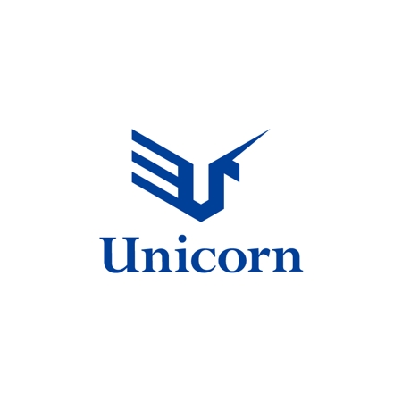 Skyblueさんの事例 実績 提案 ユニコーンの会社ロゴと名刺デザイン作成 Unicorn様sk クラウドソーシング ランサーズ