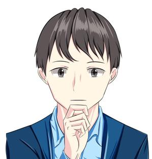 あぐぅ (amajo)さんの仕事のできそうなキャリアウーマン（女性）のイラストと転職を希望する今時ビジネスマン（男性）のイラストへの提案