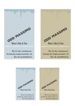 柳　愉遊 (yuyu_yanagi)さんのクラフト作家『ODD MASSIMO』の名詞デザインへの提案