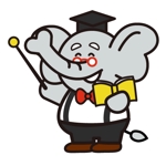 マメハル (arukoharu)さんの象のキャラクターデザインへの提案