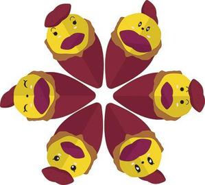 しげや・ナカムラ (pinpon-shigeya)さんのさつまいも菓子のキャラクターへの提案