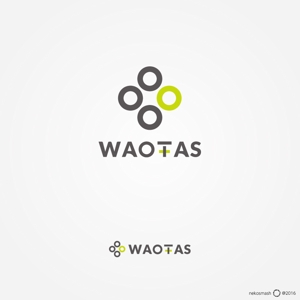 ねこすまっしゅ (nekosmash)さんの新規メディア「WAOTAS」ロゴデザインの募集への提案
