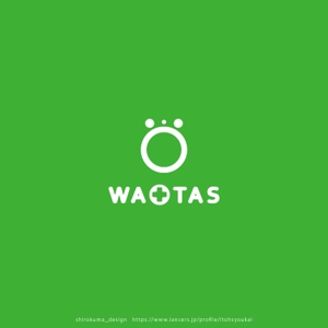 shirokuma_design (itohsyoukai)さんの新規メディア「WAOTAS」ロゴデザインの募集への提案