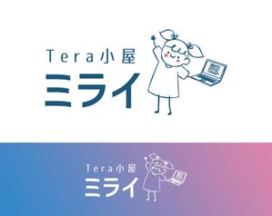 aotake, (ohana_tsumugi)さんの子どもプログラミング教室 「Tera小屋 ミライ」のロゴへの提案