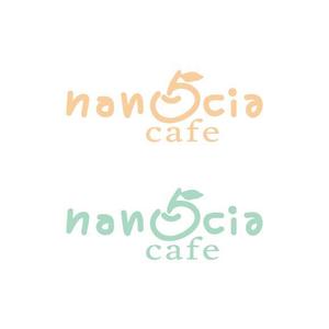 tom-ho (tom-ho)さんのカフェ「nanocia cafe」のロゴへの提案