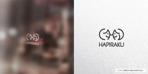 VainStain (VainStain)さんのウェディングペーパーアイテム販売サイト「HAPIRAKU」のロゴへの提案