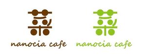 mizuho_ (mizuho_)さんのカフェ「nanocia cafe」のロゴへの提案