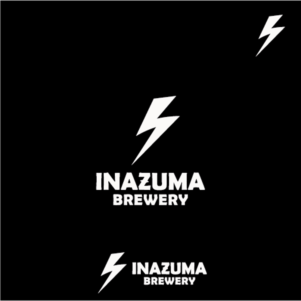 クラフトビール醸造所「INAZUMA BEER」のロゴ