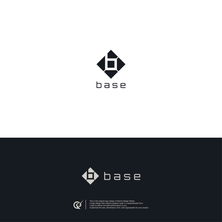 Karma Design Works (Karma_228)さんのパーソナルトレーニングスペース「base」のロゴへの提案