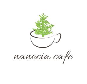 rie-koさんのカフェ「nanocia cafe」のロゴへの提案