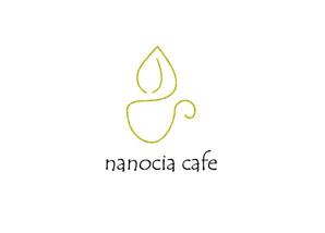 ttttmo (ttttmo)さんのカフェ「nanocia cafe」のロゴへの提案