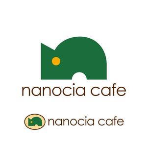 wachiyo70さんのカフェ「nanocia cafe」のロゴへの提案