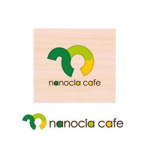 wachiyo70さんのカフェ「nanocia cafe」のロゴへの提案
