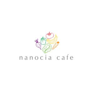 queuecat (queuecat)さんのカフェ「nanocia cafe」のロゴへの提案