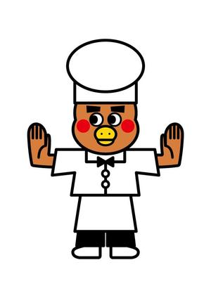 ごー・ほーむ (go_home)さんのお肉屋さん（牛・豚・鶏）のキャラクターデザインへの提案