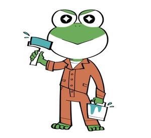 オカモト (okamoto_008)さんの塗装・防水のキャラクターデザインへの提案