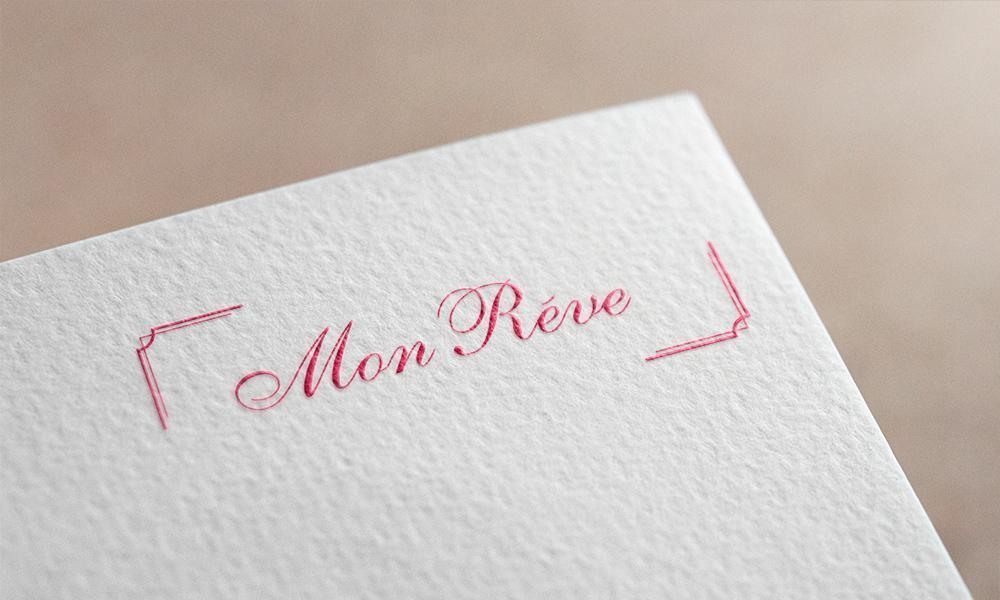 ネイルレンタルスペース「Mon Rêve」のロゴ (商標登録予定なし)