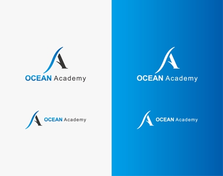 hikarun1010 (lancer007)さんのIT系研修事業『Ocean Academy』のロゴ作成依頼への提案