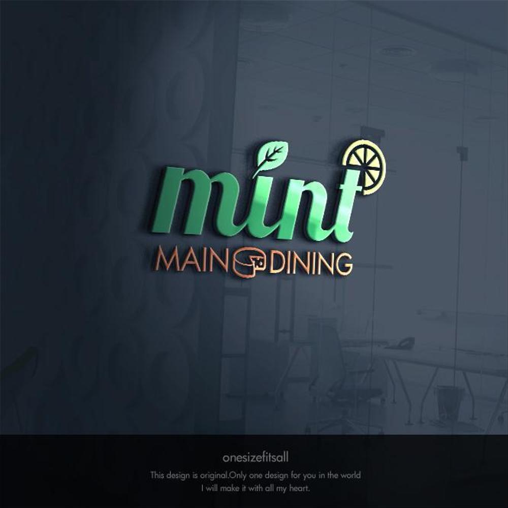 新規OPENのダイニングバー「mint」のロゴデザイン